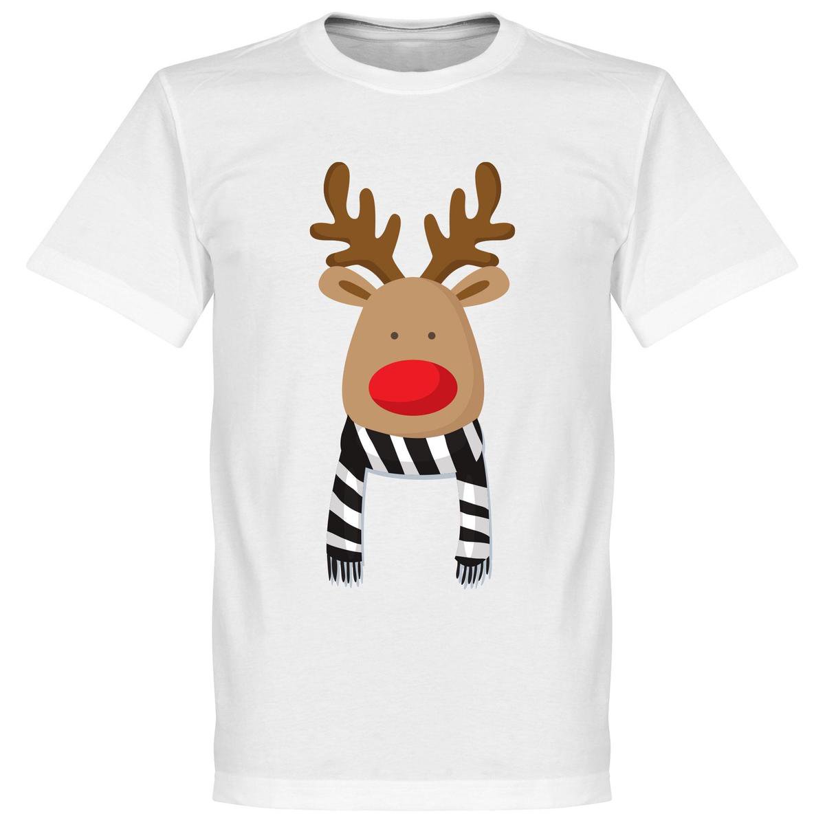 Reindeer Supporter T-Shirt - Wit/Zwart  - XXXXL