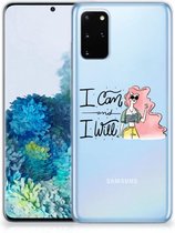 Geschikt voor Samsung Galaxy S20 Plus Telefoonhoesje met Naam i Can