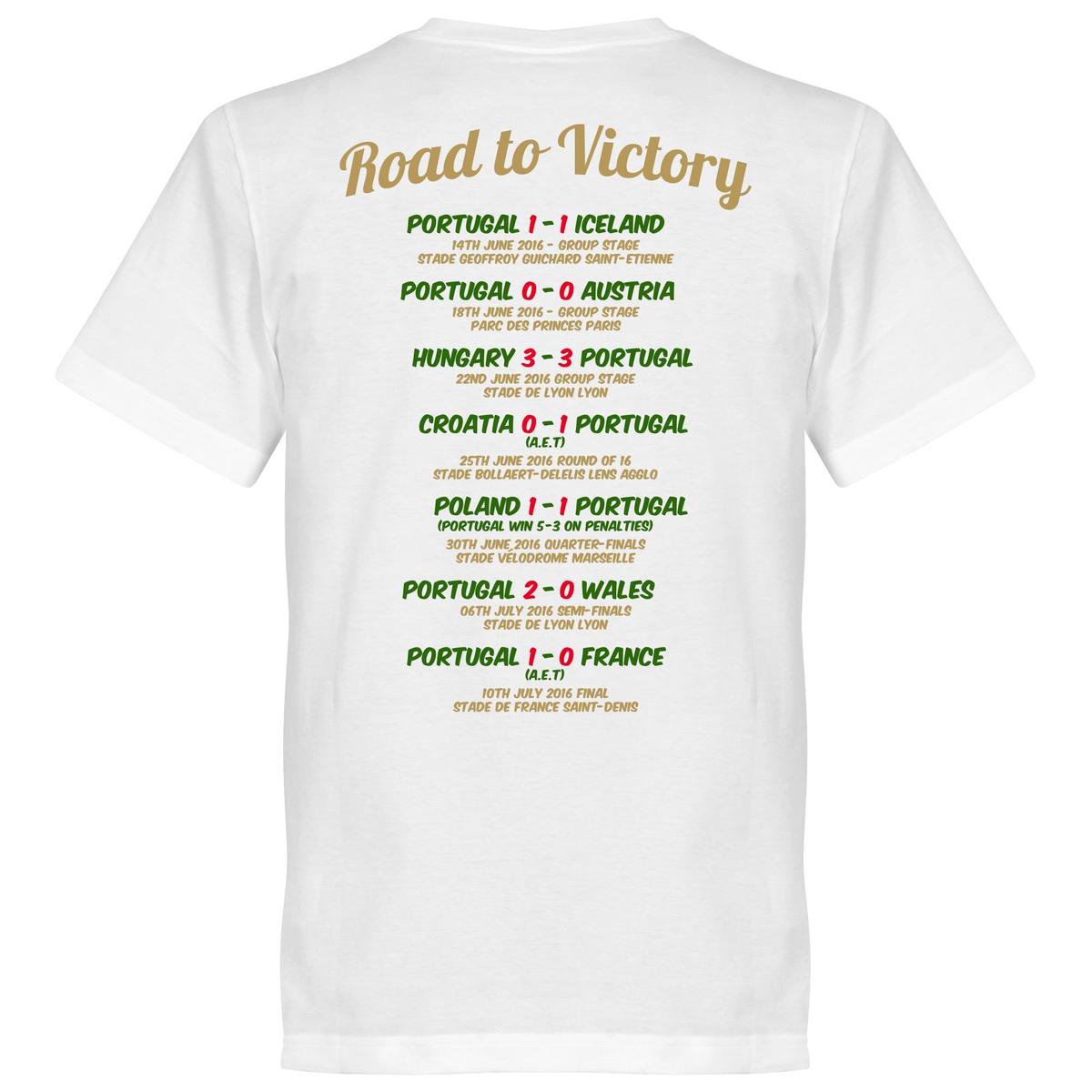 Portugal EURO 2016 Road To Victory T-Shirt - 5XL