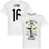 Duitsland Road To Victory Lahm T-Shirt - XL