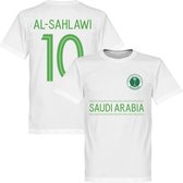 Saudi Arabië Al-Sahlawi 10 Team T-Shirt - Wit - XS