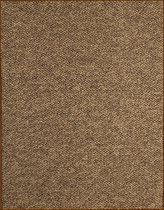 Ikado  Modern tapijt met wol optiek, bruin  140 x 200 cm