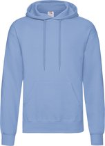 Fruit of the Loom capuchon sweater lichtblauw voor volwassenen - Classic Hooded Sweat - Hoodie - Heren kleding XL (EU 54)