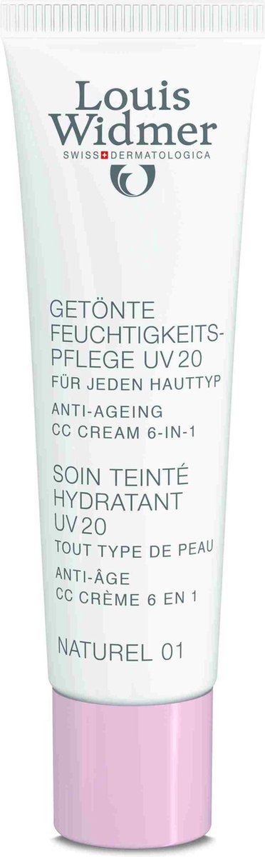 Louis Widmer Crème Dermocosmetica Gezicht CC Cream Getinte Dagverzorging UV20 ZP