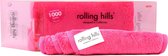 Rolling Hills Make-up Makeup Remover Spons Pink 1stuks