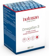 Nutrisan OmegaSan 3 Softgels Omega-3 Visolie 60Capsules