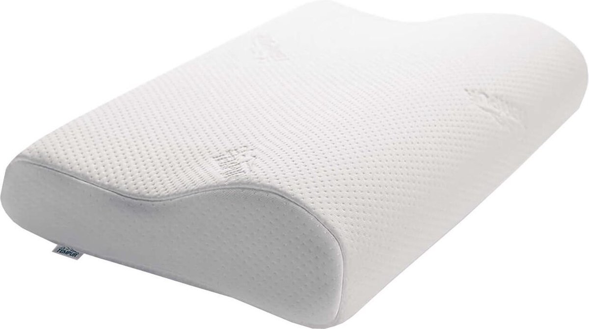 TEMPUR Original Queen hoofdkussen traagschuim - Stevig - Medium 61 x 31 x 10 cm - Zijslaper, rugslaper kussen
