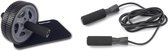 Duo fitness set - Tunturi - fitnesswiel en springtouw