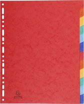 25x Tabbladen glanskarton 225g - 12 tabs - A4 maxi