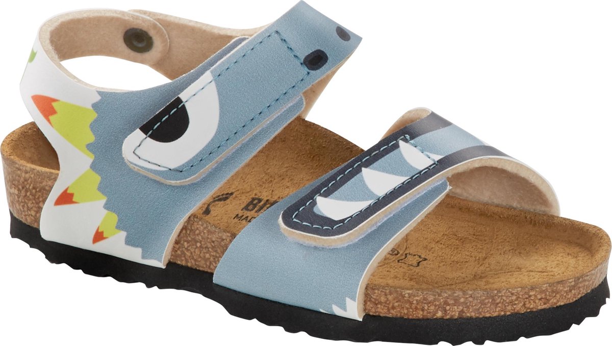 Birkenstock -Palu Monster narrow Fun Print met klittenband Multicolor
