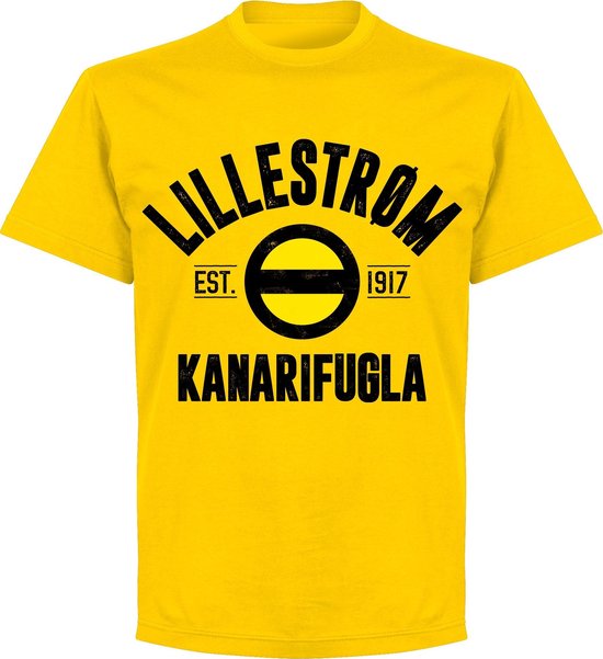Lillestrom SK Established T-shirt - Geel - 3XL