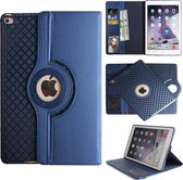 P.C.K. Luxe Hoesje/Boekhoesje/Bookcover/Pasjes/draaibaar donkerblauw geschikt voor Apple iPad MINI 1/2/3 MET PEN