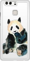 Huawei P9 hoesje - Panda - Zwart