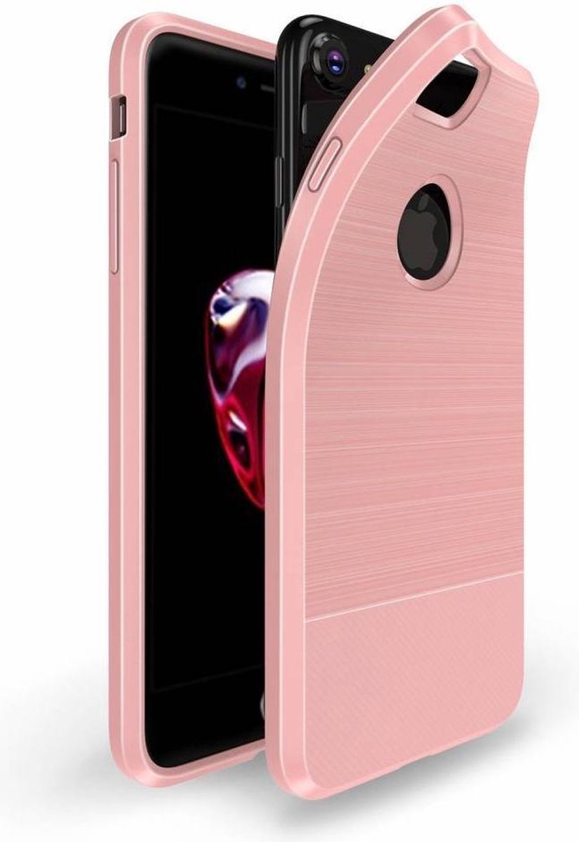 Dux Ducis - Hoesje geschikt voor iPhone 7 / iPhone 8 - TPU Back Cover - Mojo Series - Roze