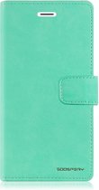 Samsung Galaxy A70 hoes - Blue Moon Diary Wallet Case  - Turquoise