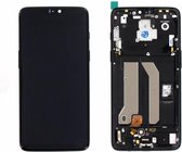 OnePlus 6 (A6003) LCD Display / Beeldscherm, Zwart, Incl. frame, OP6-192197