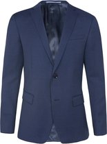 WE Fashion Heren slim fit blazer met fijne structuur Tom - Maat M (48)