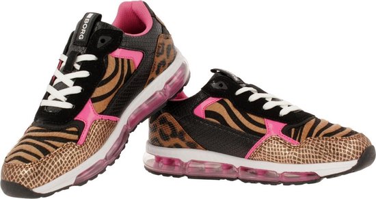 Bjorn Borg X500 Pon Leo K sneakers bruin - Maat 35 | bol.com