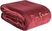 Luxe bed_deken_Brulo_Polyester_sprei _Kantanjebruin_220 x 240 cm