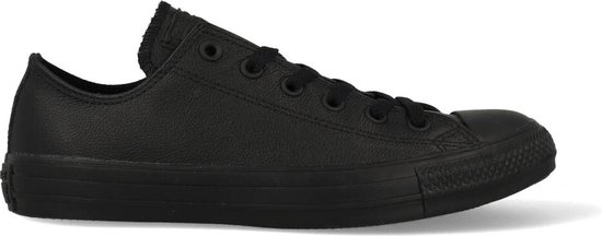 Converse - Chuck Taylor All Star Leather High - Sneaker Dressed Low - Homme - Taille 44 - Zwart; Noir - Noir Monochrome