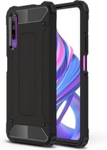 Armor Hybrid Back Cover - Huawei P Smart Pro Hoesje - Zwart