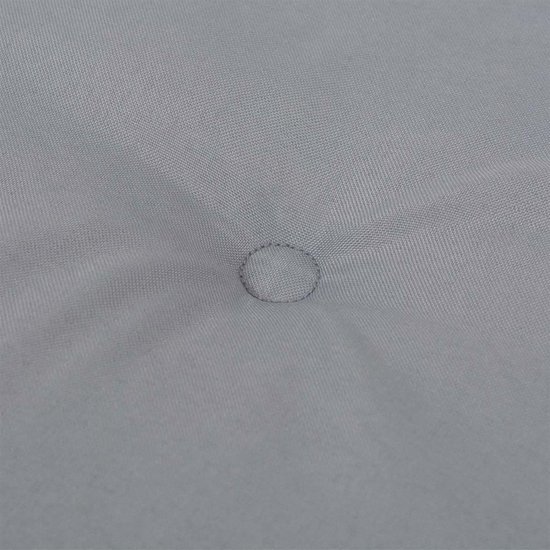 vidaXL Coussin de banc de jardin gris 180x50x3 cm