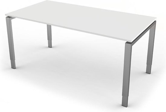 Eettafel Beta 160cm wit hoogte verstelbaar | bol.com