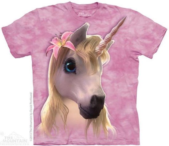 The Mountain KIDS T-shirt Cutie Pie Unicorn T-shirt unisexe Taille L.