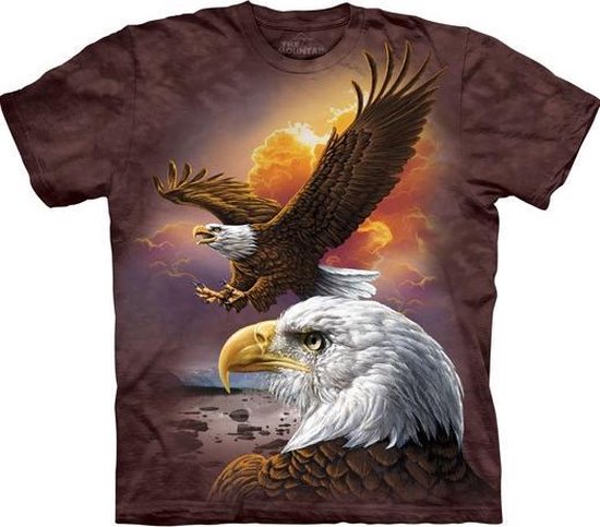 The Mountain T-shirt Eagle & Clouds T-shirt unisexe Taille S