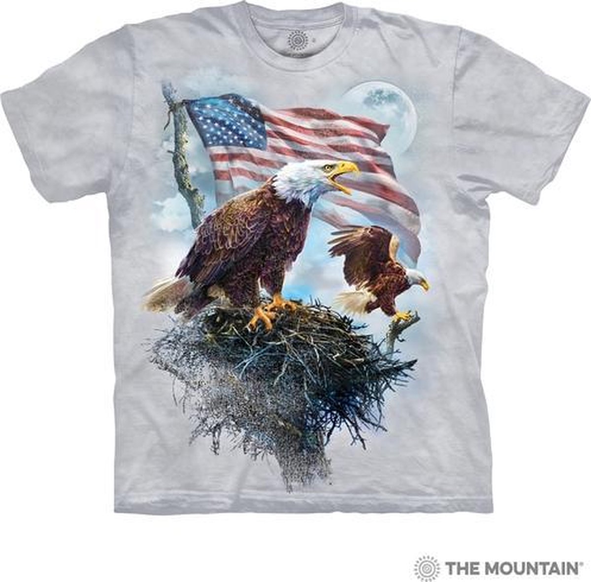 voering Betekenisvol behandeling T-shirt American Eagle Flag | bol.com