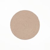 Kave Home - Rodhe 100% PET tapijt in beige Ø 100 cm