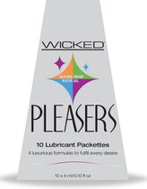 Wicked Glijmiddel Pleasers Variety Pack - Refill 4 ml