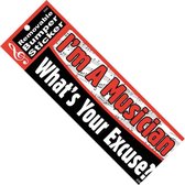 BumperSticker 'I'm a Musician What's Your Excuse?'