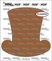 Crealies MDF steampunk hoed heren CLMDF05 20 x 20cm