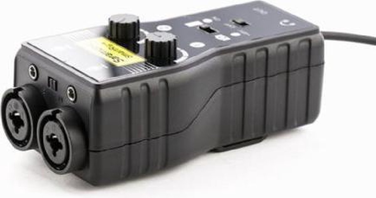 Saramonic SmartRig+ 2 kanaals audio interface met 3.5mm mini jack en 2 x XLR input