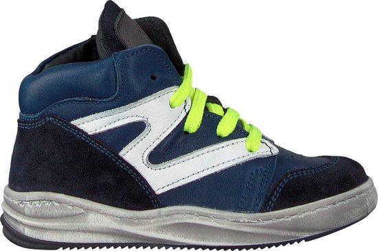 Jochie \u0026 Freaks Jongens Hoge sneakers 18272 - Blauw - Maat 23 | bol.com