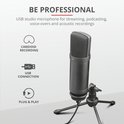 Buy Trust Gaming GXT 252 Emita Studio Microphone with Stand and Flightcase,  Cardioid USB Microphone for PC, PS4, PS5, Laptop, Streaming, , ASMR,  Podcast, , Twitch - Black Online at desertcartINDIA