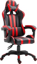 Gamingstoel kunstleer rood
