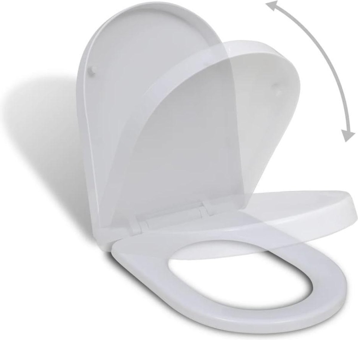 Toiletbril softclose , mat wit I Afneembaar I