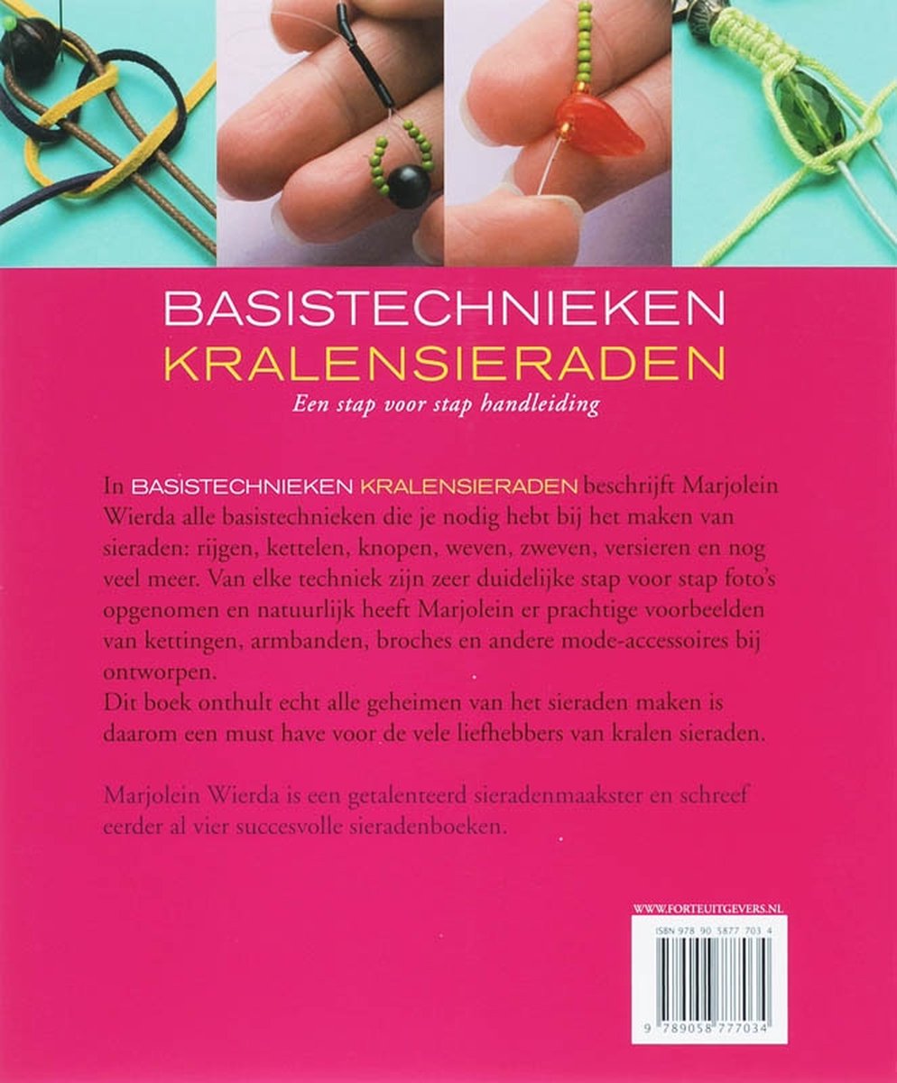Basistechnieken kralensieraden, Marjolein Wierda | 9789058777034 | Boeken |  bol.com