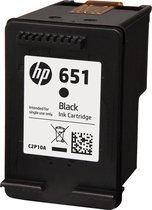 HP 651 - Inktcartridge / Zwart (C2P10AE)