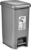 Kipit Pedaalemmer 10 Liter 27 X 34,5 Cm Grijs