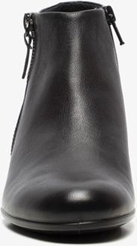 ECCO Shape M leren dames enkellaarsjes - Zwart - Maat 37 - Echt leer -  Uitneembare zool | bol.com