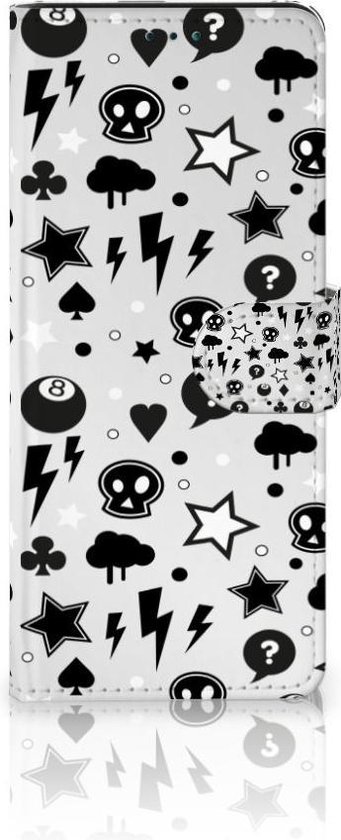 Portefeuille Sony Xperia 5III Téléphone Portable Couverture Standing pour Argent Punk