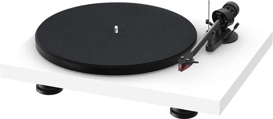 Foto: Pro ject debut carbon evo wit hoogglans platenspeler