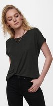 Only T-shirt Onlmoster S/s O-neck Top Noos Jrs 15106662 Dark Grey Melange Dames Maat - S