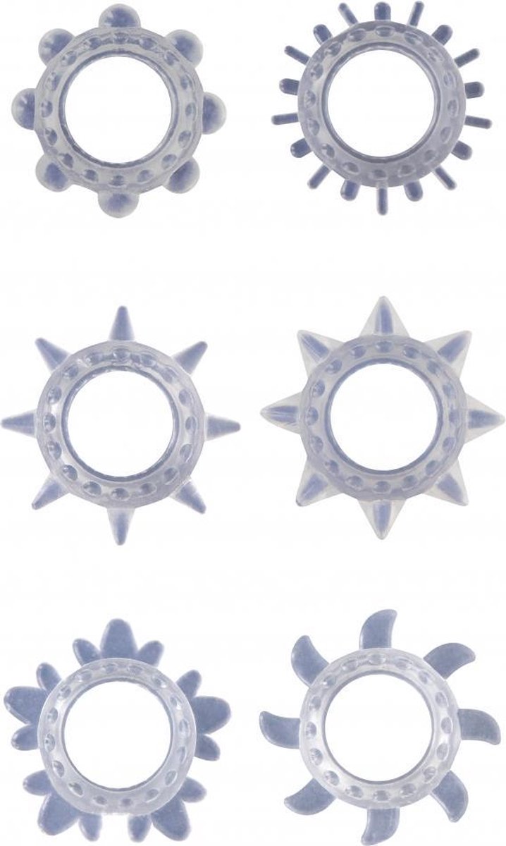 Cock Ring Set - Transparent