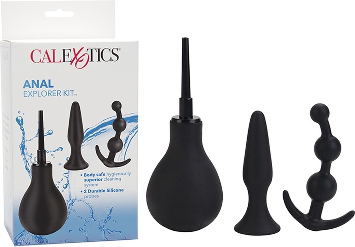 Goedkoopste CalExotics - Anal Explorer Kit - Anal Toys Sets Zwart