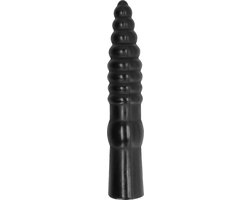 All Black Grote zwarte dildo 34 cm