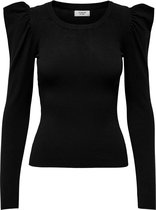 Jacqueline de Yong Trui Jdycerol L/s Pullover Knt 15215422 Black Dames Maat - L